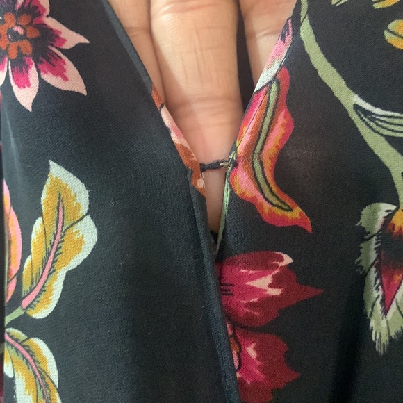 ALC Haven Silk Floral Dress Black 4 Mini Romantic Plazacore Wedding Guest Party - Picture 6 of 16